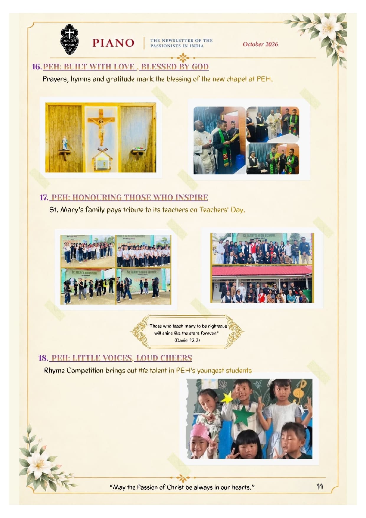 PIANO Newsletter 13