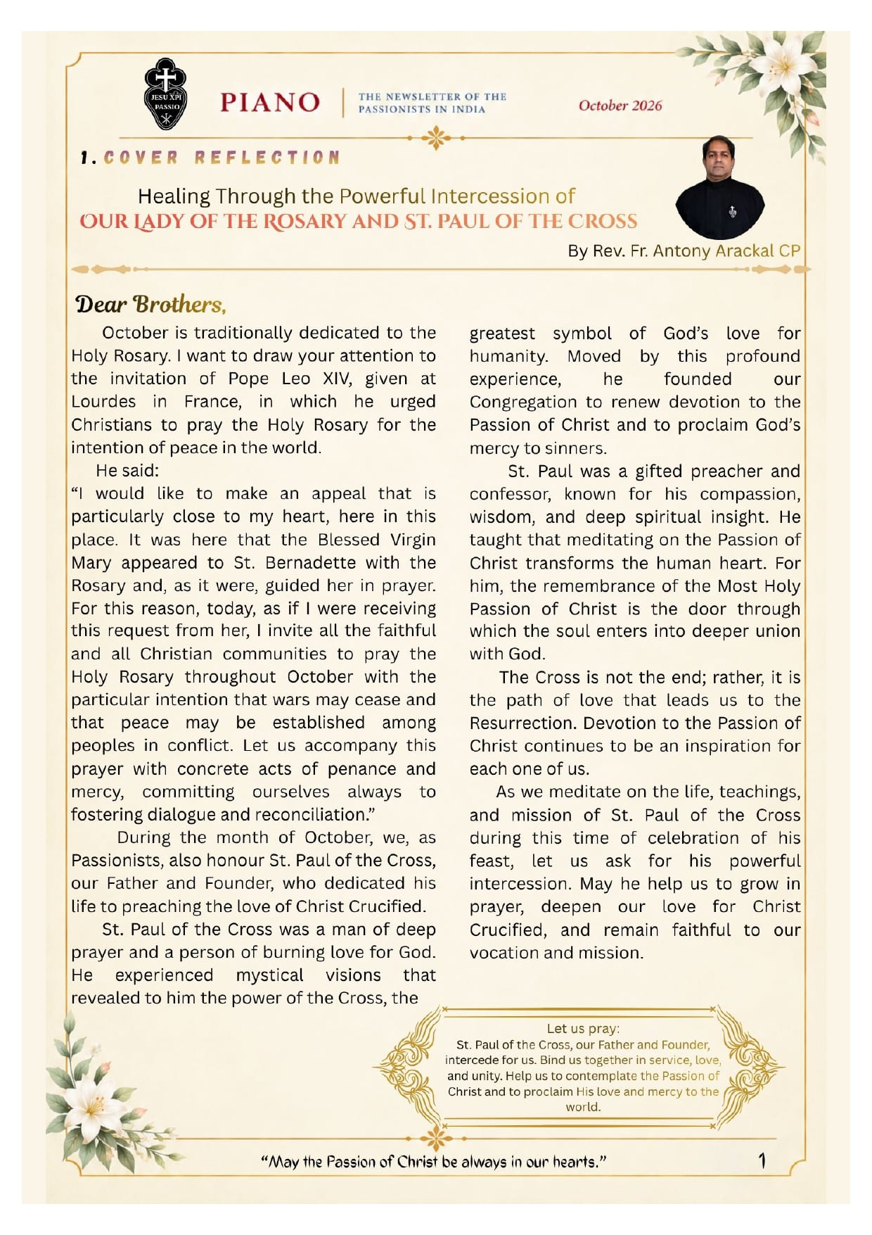 PIANO Newsletter 3