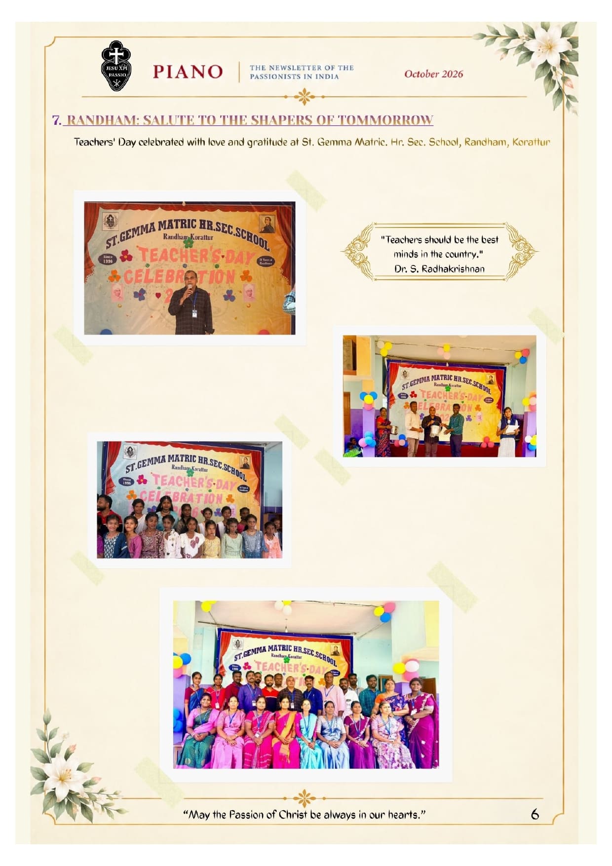 PIANO Newsletter 8