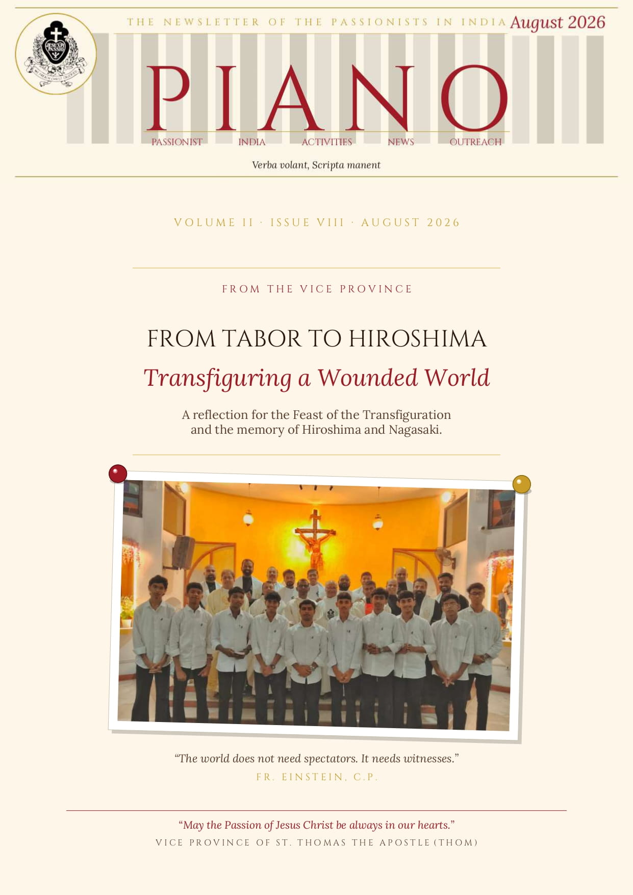 PIANO Newsletter 1